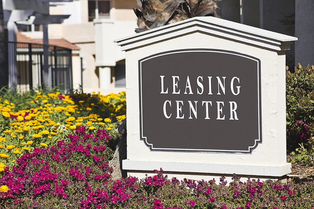 Apartment community leasing office