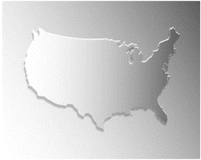 USA map