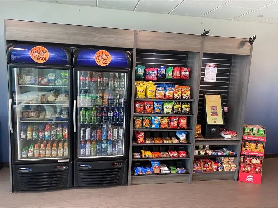 Free vending machine placement and setup